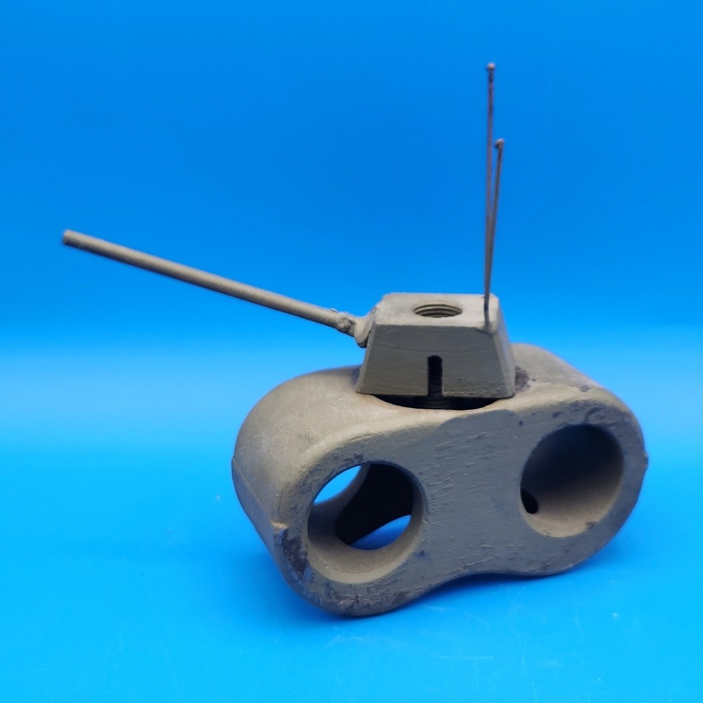 Folk Trench Art Toy Tank Track Shoe End Connector from Recovery Vehicle - Picture 2 of 9